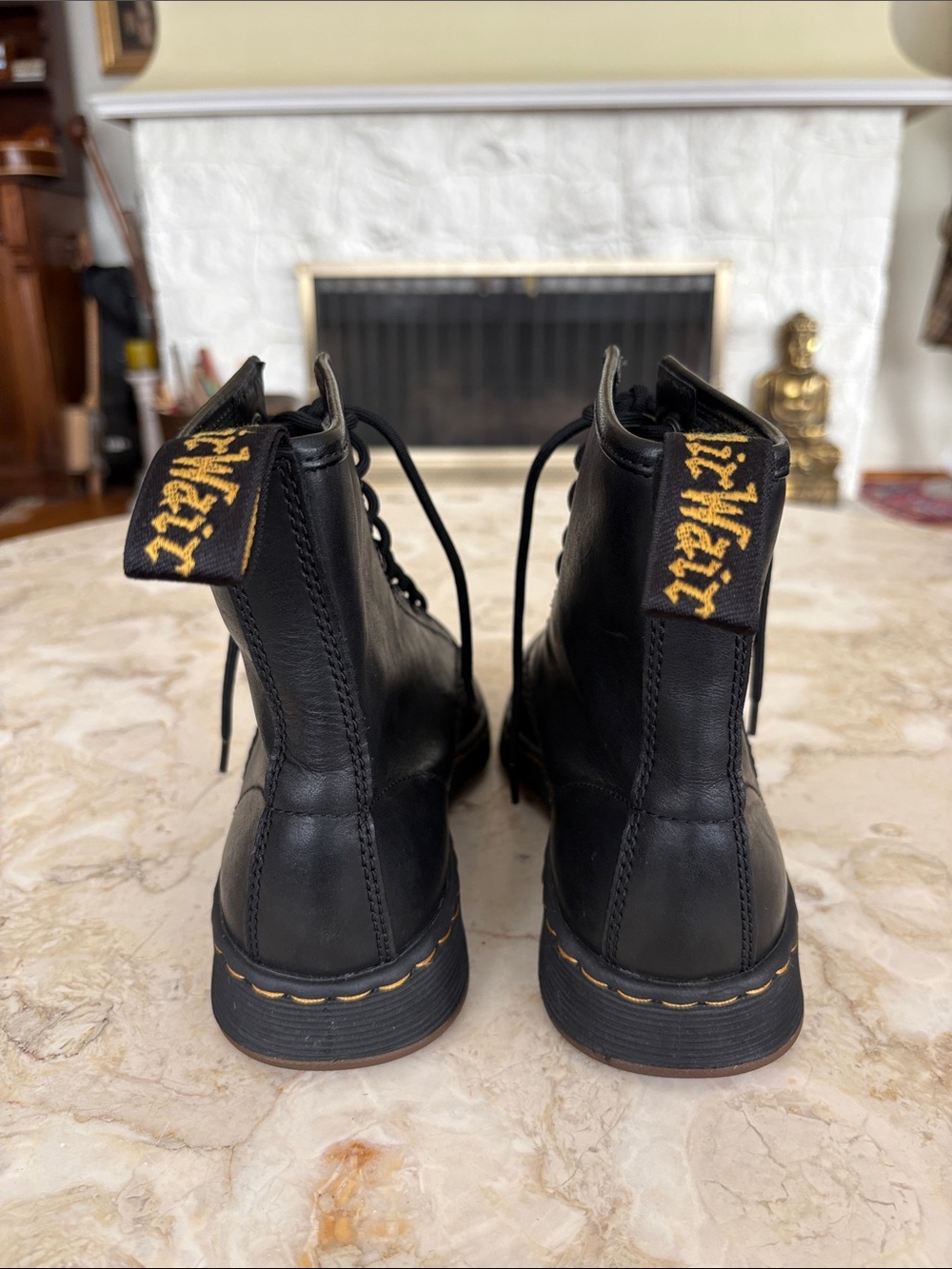 Dr. Martens 1460 Newton  Leather DM'S Lite Boots - As New - Picture 10 of 16